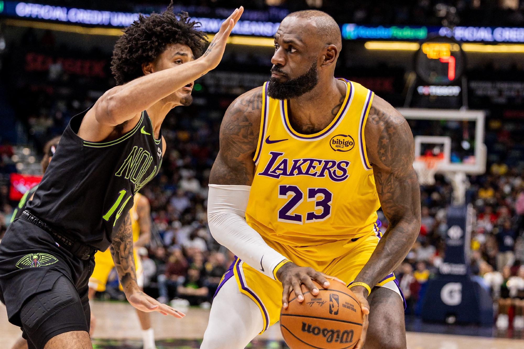 湖人胜鹈鹕取3连胜！詹姆斯1战轰下3大纪录，东契奇该向他学2件事